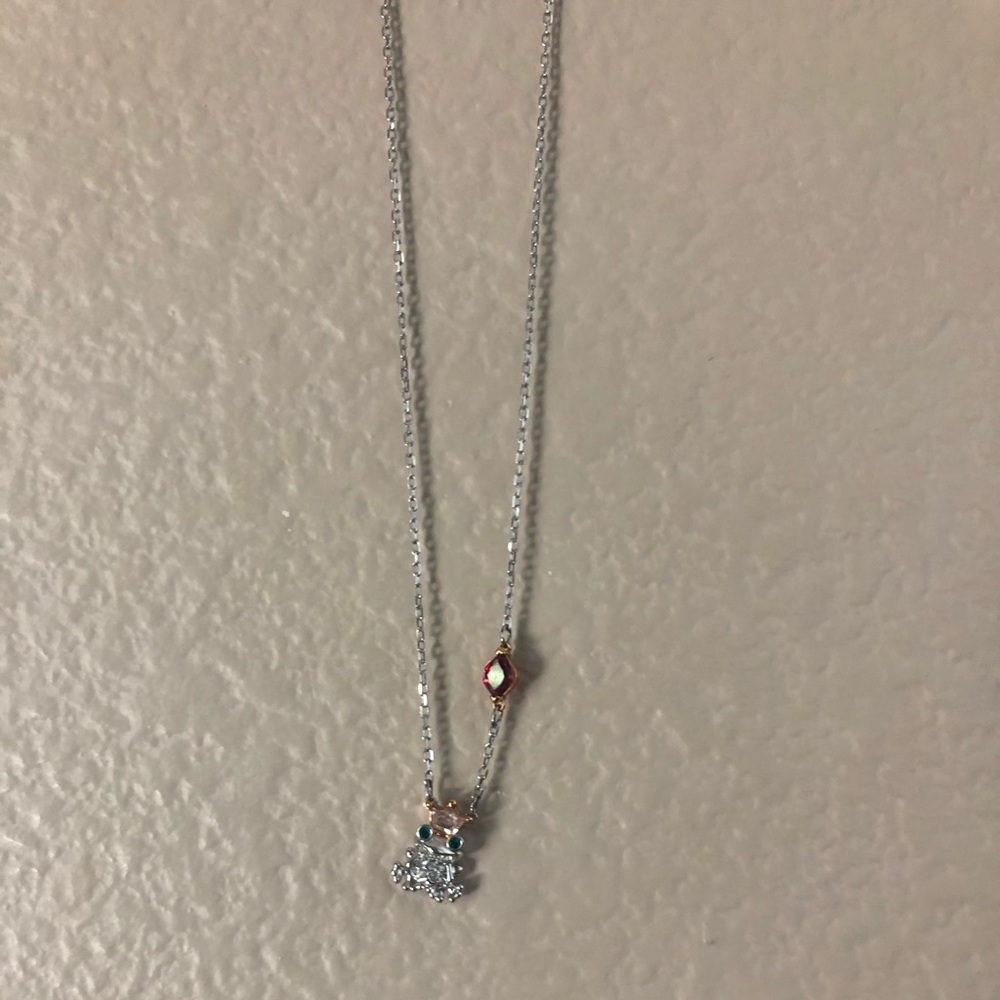 Swarovski Frog Pendant Necklace